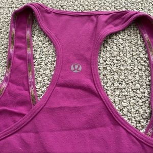 Lululemon fuchsia racerback tank